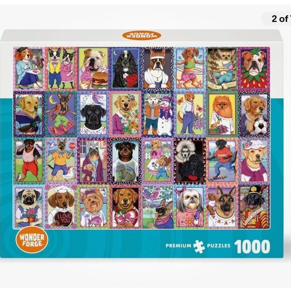 Jigsaw Puzzle Dandy Dogs 1000 Piece - Picture 2 of 10